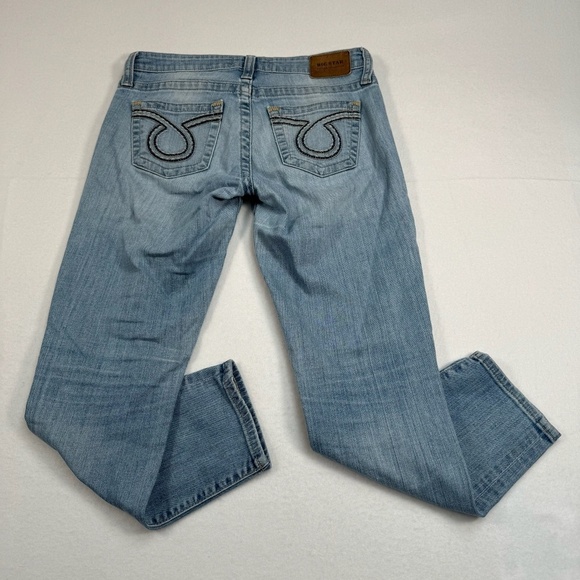 Big Star Alex Jeans Capri Womens Size 28 Light Wash Stretch Denim Ankle - Picture 3 of 13